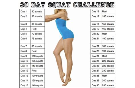 30 day squat challenge results before and after other day i came across a before and after