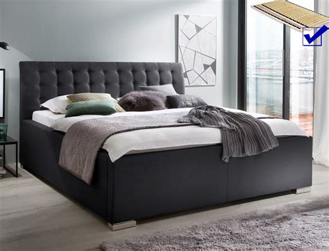 Bettlaken online kaufen bei otto › große auswahl top service top marken ratenkauf & kauf auf rechnung möglich › jetzt bestellen! Polsterbett mit Bettkasten Larissa 180x200 anthrazit ...