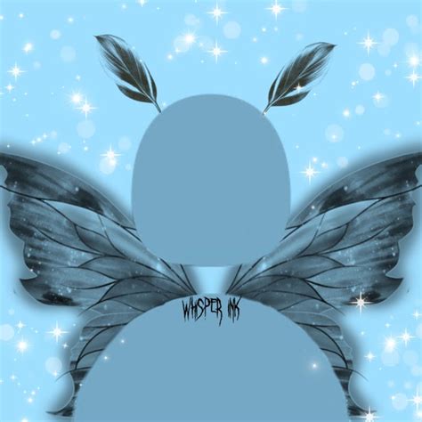 Blue Moth Fairy Twilight Core Aesthetic Grunge Pastel User Icon Pfp