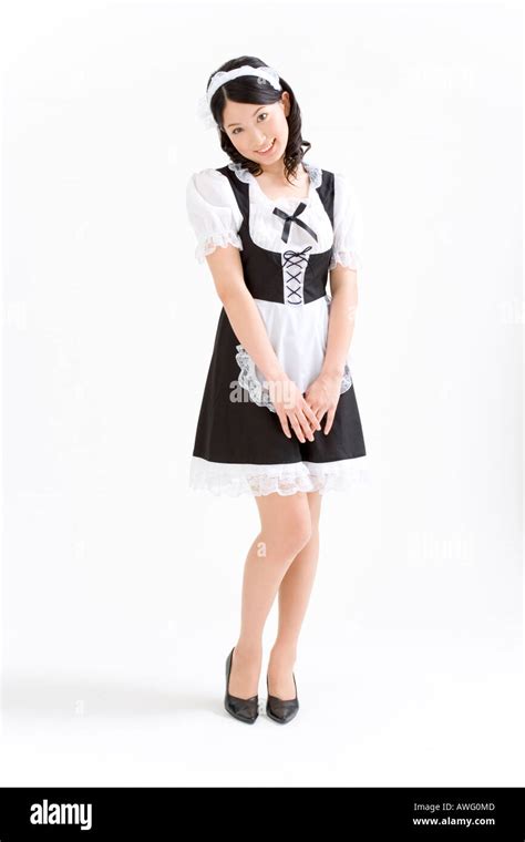 women french maid fancy dress costume ladies outfit waitress uniform oversized fashion te6336009