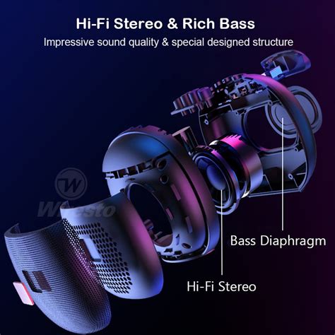 ♞wiresto bluetooth speaker portable mini speaker 3d stereo bass waterproof speaker support fm tf