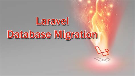 Laravel Tutorials Migration With Laravel And Mysql Youtube