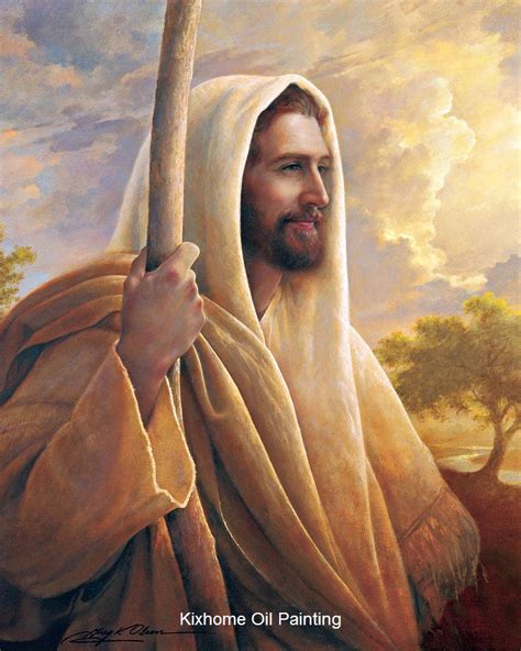 Jesus Christ Painting Light Of The World Large Canvas Religion Arts For