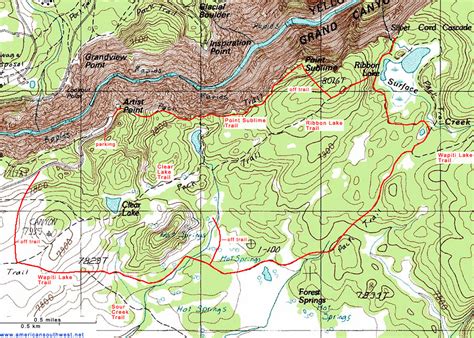 Topo Map Of Yellowstone National Park