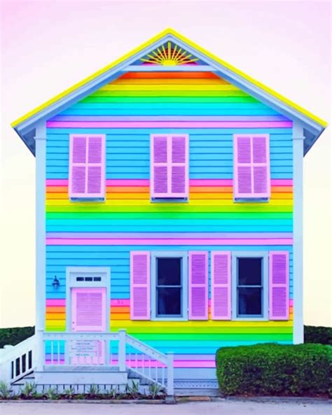 Rainbow House New Paint By Numbers Thepaintbynumberscom