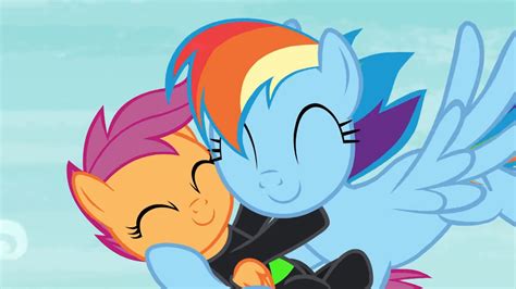 2876203 Safe Screencap Rainbow Dash Scootaloo Pegasus Pony