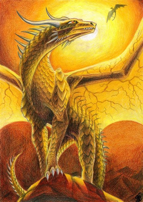 Golden Dragon By Deygira Blood On Deviantart