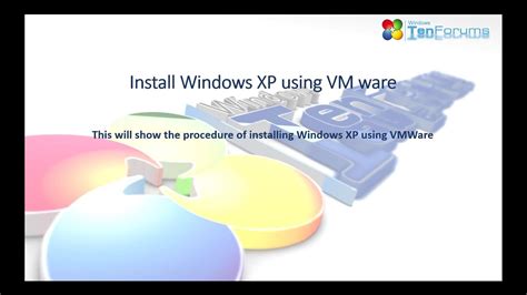 Install Windows XP In Vmware Player YouTube