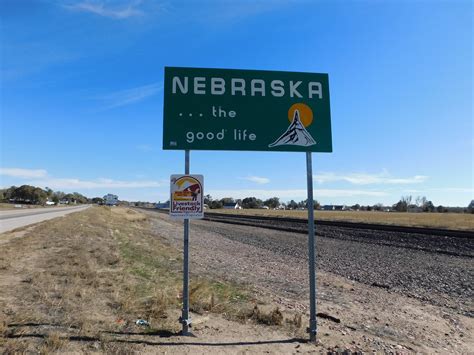 Nebraska Welcome Sign Us Hwy 26 In Henry Nebraska Flickr
