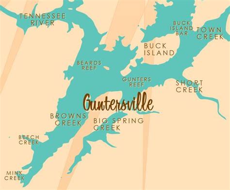 Guntersville Lake Map Online