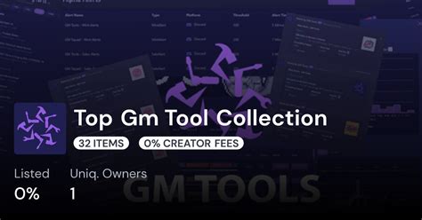 Top Gm Tool Collection Collection Opensea Pro
