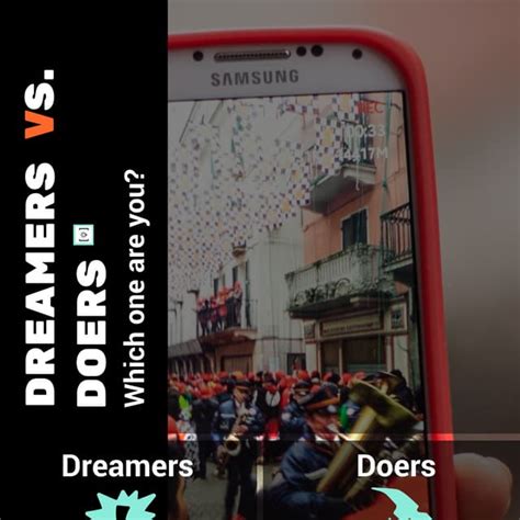 Dreamers Vs Doers Pdf