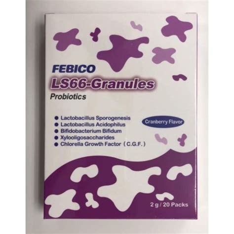 Febico Ls 66 Probiotics Lactobacillus Sporogenes Exp09012020