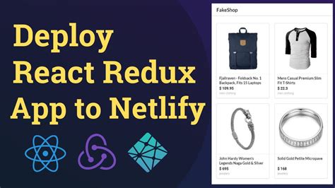 Deploy React Redux Application To Netlify React JS App To Netlify In Minutes React