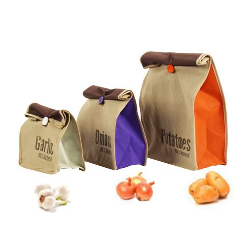 3 sacs conservation ail oignon pomme de terre