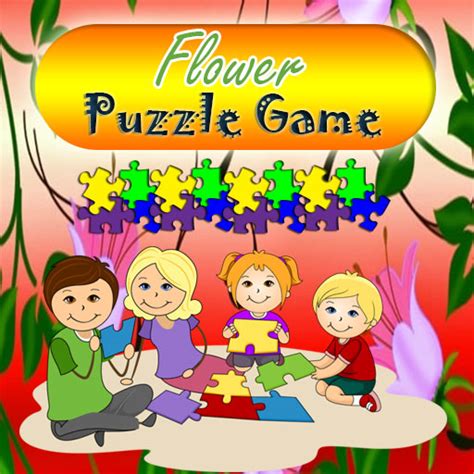 A cool app for puzzle lovers! Flowers Puzzle Game for Kids