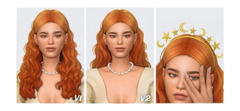 Silk Drape Hair And Headpiece At Simstrouble Sims 4 Updates