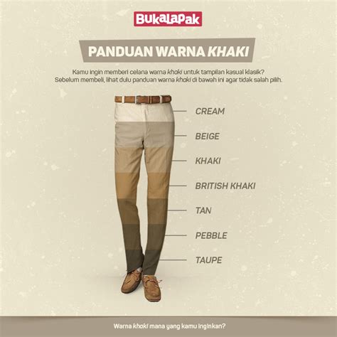 Perbedaan Warna Khaki Dan Mocca