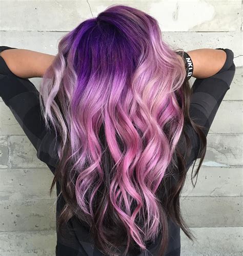 Instagram Photo By Los Angeles Hair Salon • Apr 24 2016 At 12 19am Utc Purple Ombre Hair