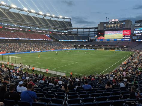 Section 139 at Gillette Stadium - New England Revolution