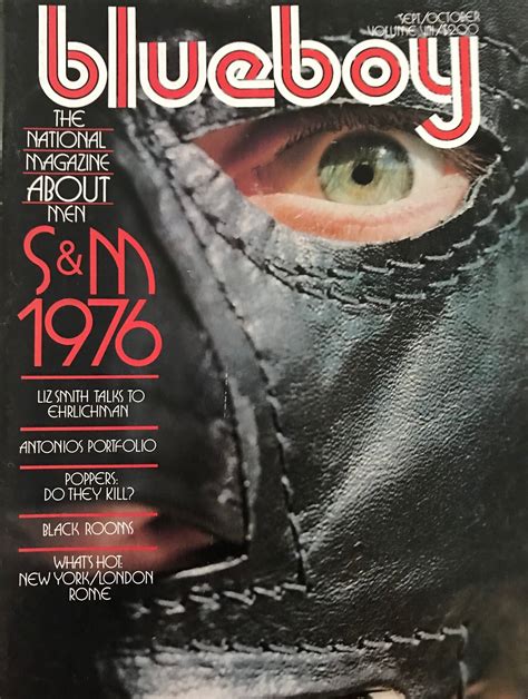 Septoct 1976 Blueboy Magazine Vol 8 Adult Gay Male Etsy