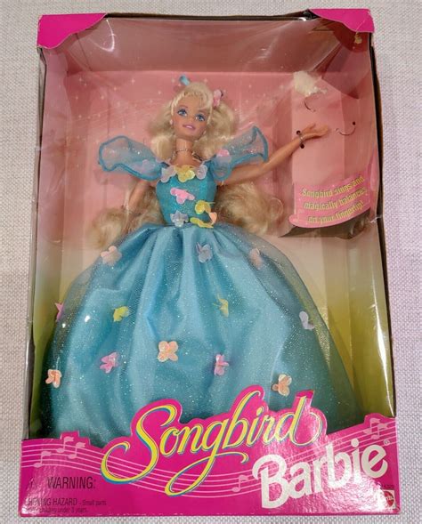 1995 Songbird Barbie Doll With Real Singing Songbird Mattel 14320