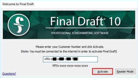 Be sure to check your junk mail filter in case the email is marked as spam by your email provider. Install Final Draft 10 | Windows | Final Draft®