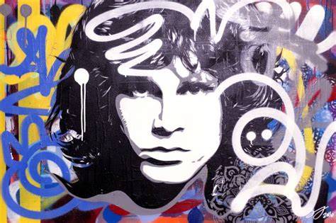 Andy Warhol Jim Morrison Painting At Explore
