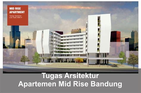 Desain Apartemen Mid Rise Kota Bandung Tugas Mahasiswa Arsitektur