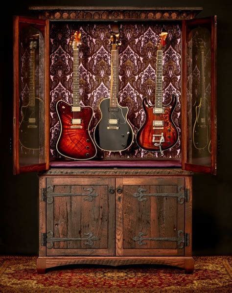 This Amazing Custom Guitar Cabinet Is Built With Reclaimed Barn Oak By