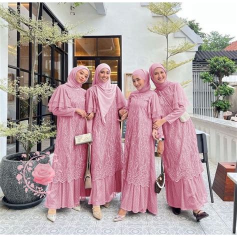 Jual Seragam Pernikahan Keluarga Modern Bridesmaid Simpel Cantik M