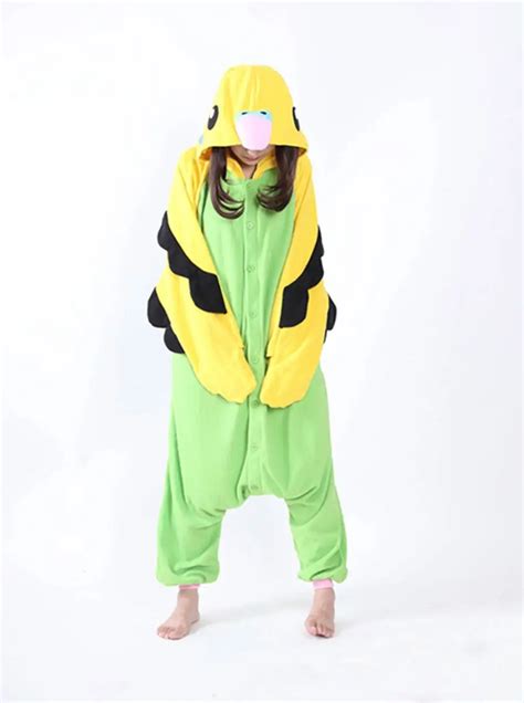 Kigurumi Animal Parrot Pyjamas Adult Onesie Unisex Pajamas Jumpsuits