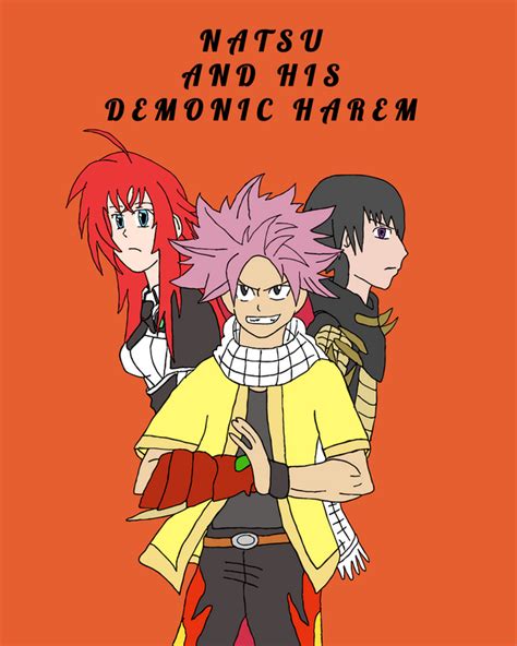 Natsu And His Demonic Harem Cover By Exca Manga On Deviantart
