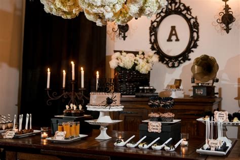 Whether you're hosting a big celebration or going for a. Elegant Halloween Inspired Engagement Party Ideas | Every ...