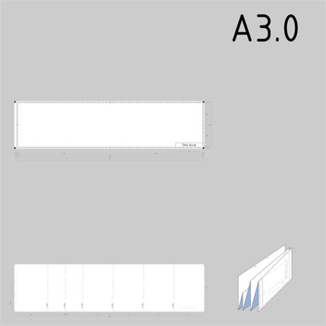 A30 Sized Technical Drawings Paper Template Vector Graphics Public
