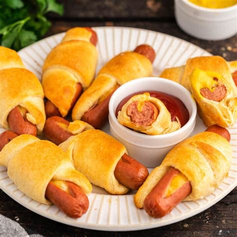 Cheese Stuffed Crescent Roll Hot Dog Recipe So Good Bowl Me Over