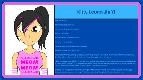 Mhs Character Designs Kitty Leong Jia Yi By Markharriert99 On Deviantart