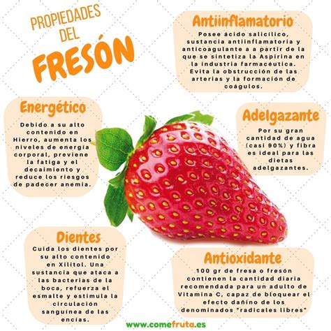 Propiedades Del Fres N Fresas Y Fresones Frutas Propiedades Salud