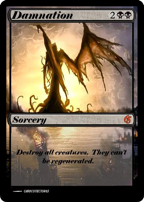 Damnation Proxy Great For Commander Vintage Casual Dragons Of