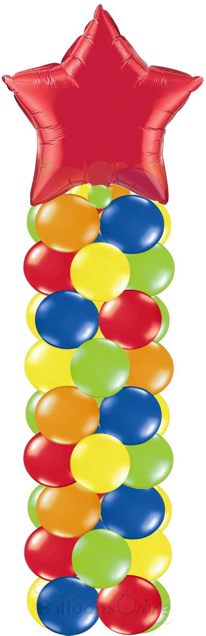 Balloon Column Plus Star Foil