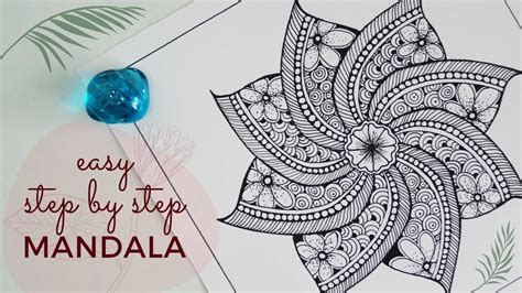 Learn To Draw Mandala Art Mandala Art For Beginners Step By Step