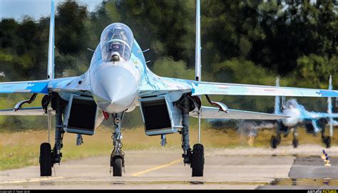 71 Ukraine Air Force Sukhoi Su 27 At Gdynia Babie Doły Oksywie