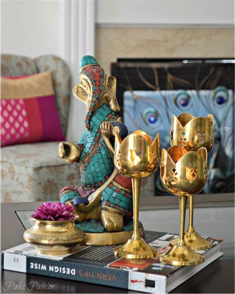 Indian Decor Brass Decor Indian Inspired Decor Ganesh Brass