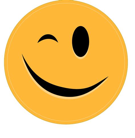 Free Vector Graphic Smiley Wink Emoticon Smilies Free Image On