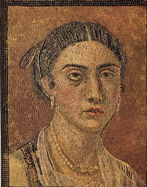 Roman Mosaic From Pompeii Now In The Museo Di Capodimonte Roman