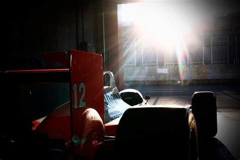 Sennas Mp44 In The Pit During Honda Racing Thanks Day At Motegi R