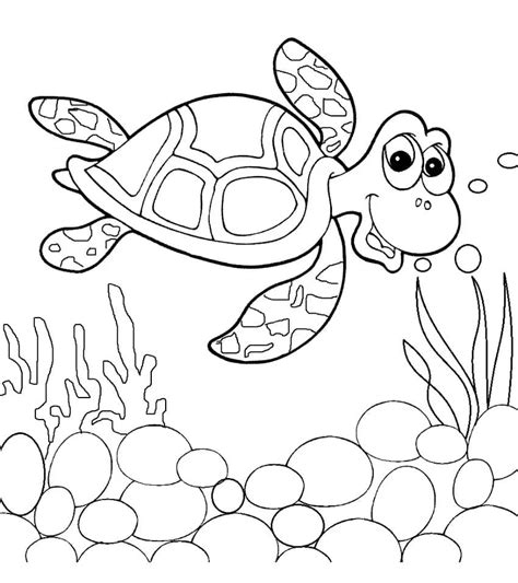 A Sea Turtle Coloring Page Download Print Or Color Online For Free