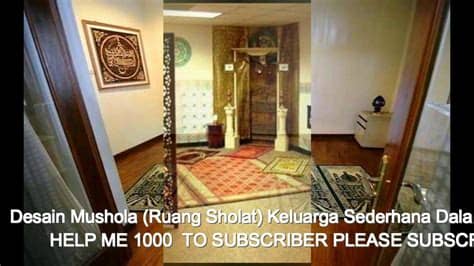 Rumah minimalis dari kayu akan membuat rumah anda terkesan lebih antik. Desain Mushola Ruang Sholat Keluarga Sederhana Dalam Rumah ...