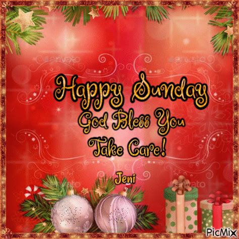 Take Care And God Bless Happy Sunday Pictures Photos And Images For