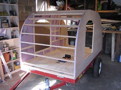 Basic Teardrop Built On A 4x8 Trailer The Trailer Could Easily Be Made